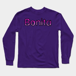 Pretty in Spanish - (Pink) Long Sleeve T-Shirt